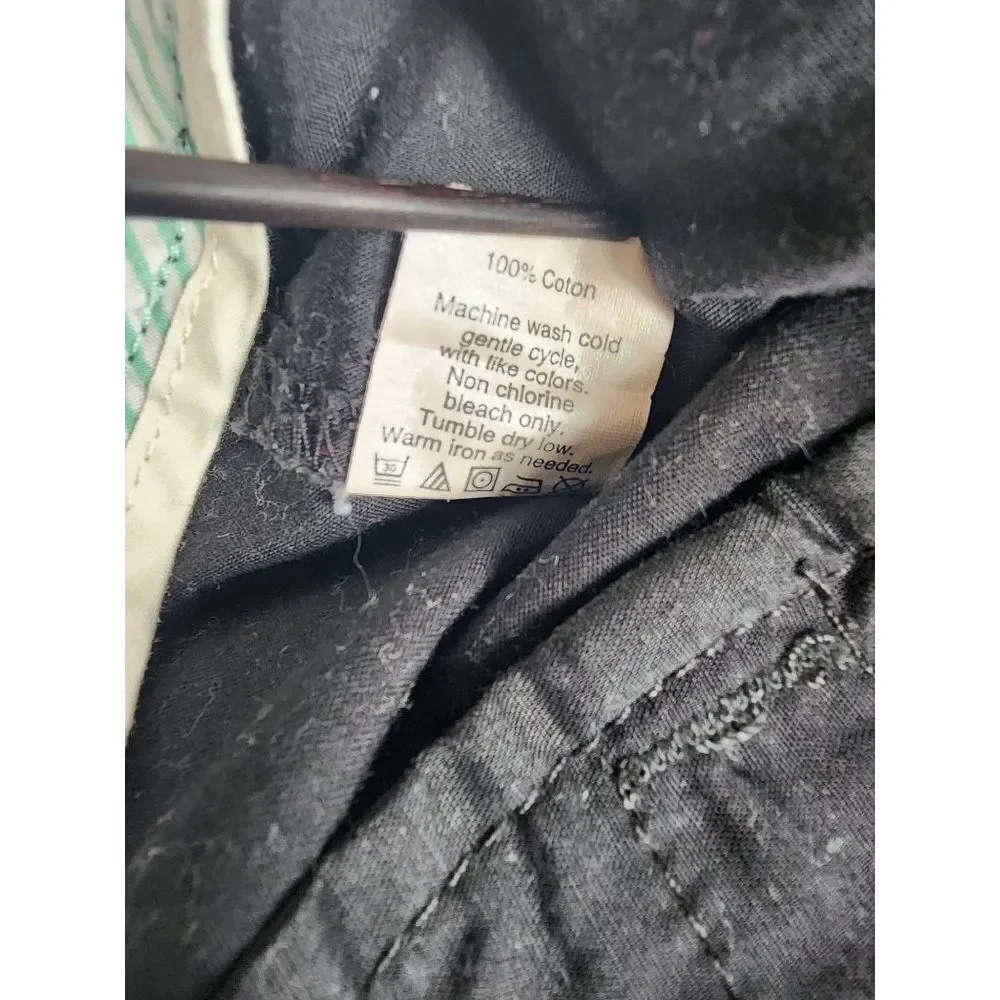 J. Crew Broken in Chino Shorts, Size 12, Black